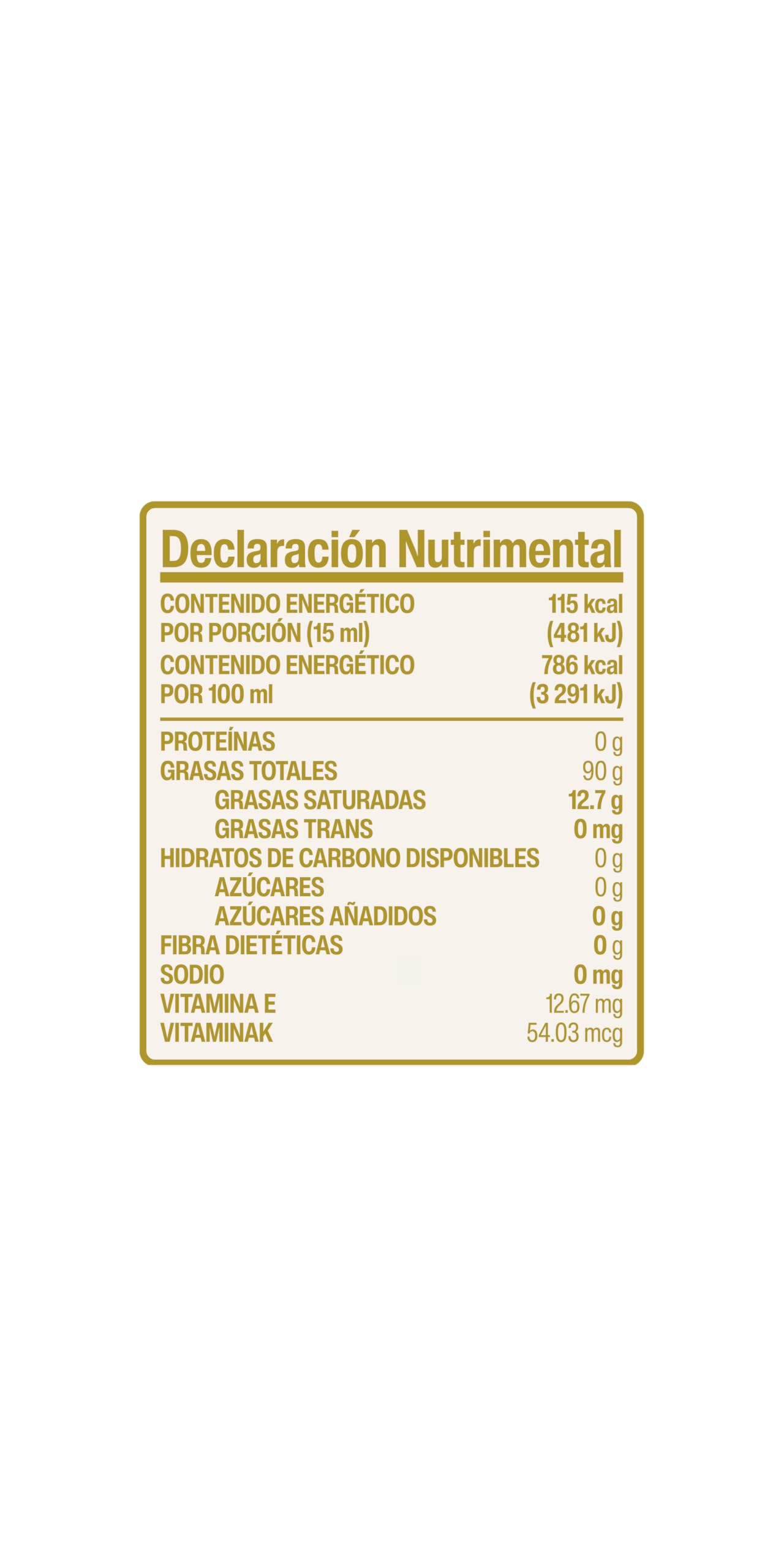 Aceite De Oliva Extra Virgen - Prensado en Frio - Orgánicos Mi Salud - 1 Litro